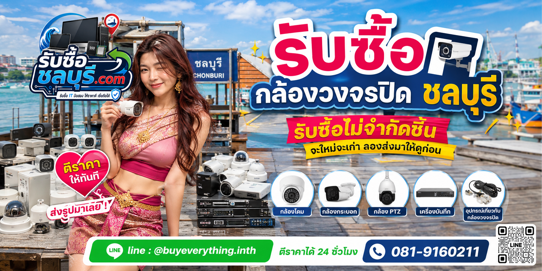 รับซื้อกล้องวงจรปิดชลบุรี ของเก่ายังอาจมีมูลค่า