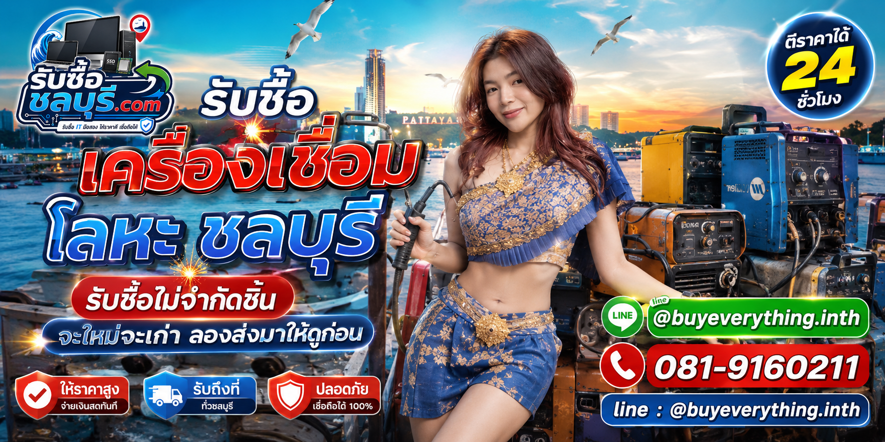 รับซื้อเครื่องเชื่อมโลหะชลบุรี ของเก่าบางทีคุณไม่รู้ว่ามันมีค่า