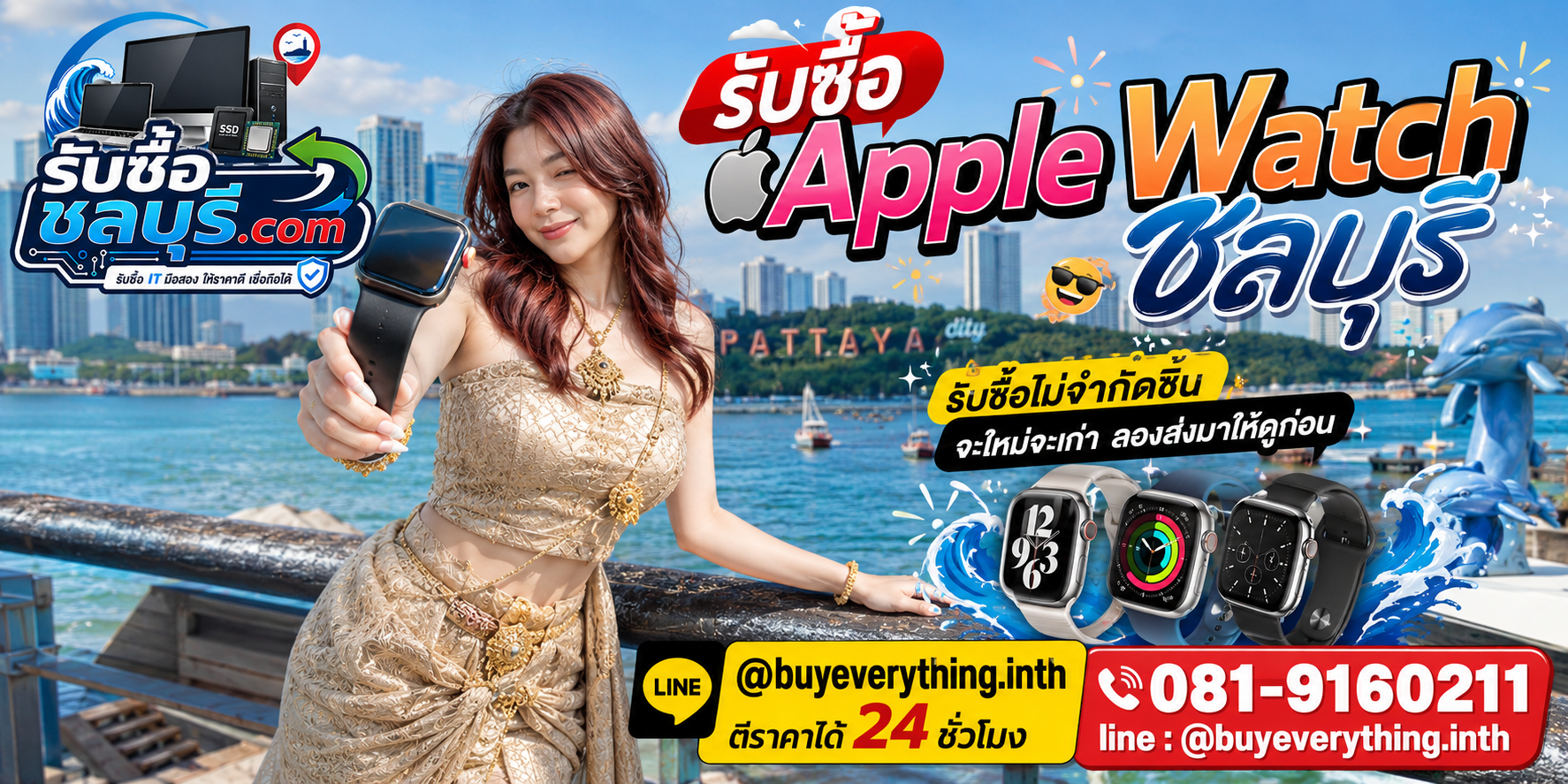 รับซื้อ Apple Watch ชลบุรี เครื่องเก่าและเครื่องตกรุ่นยังอาจมีมูลค่า
