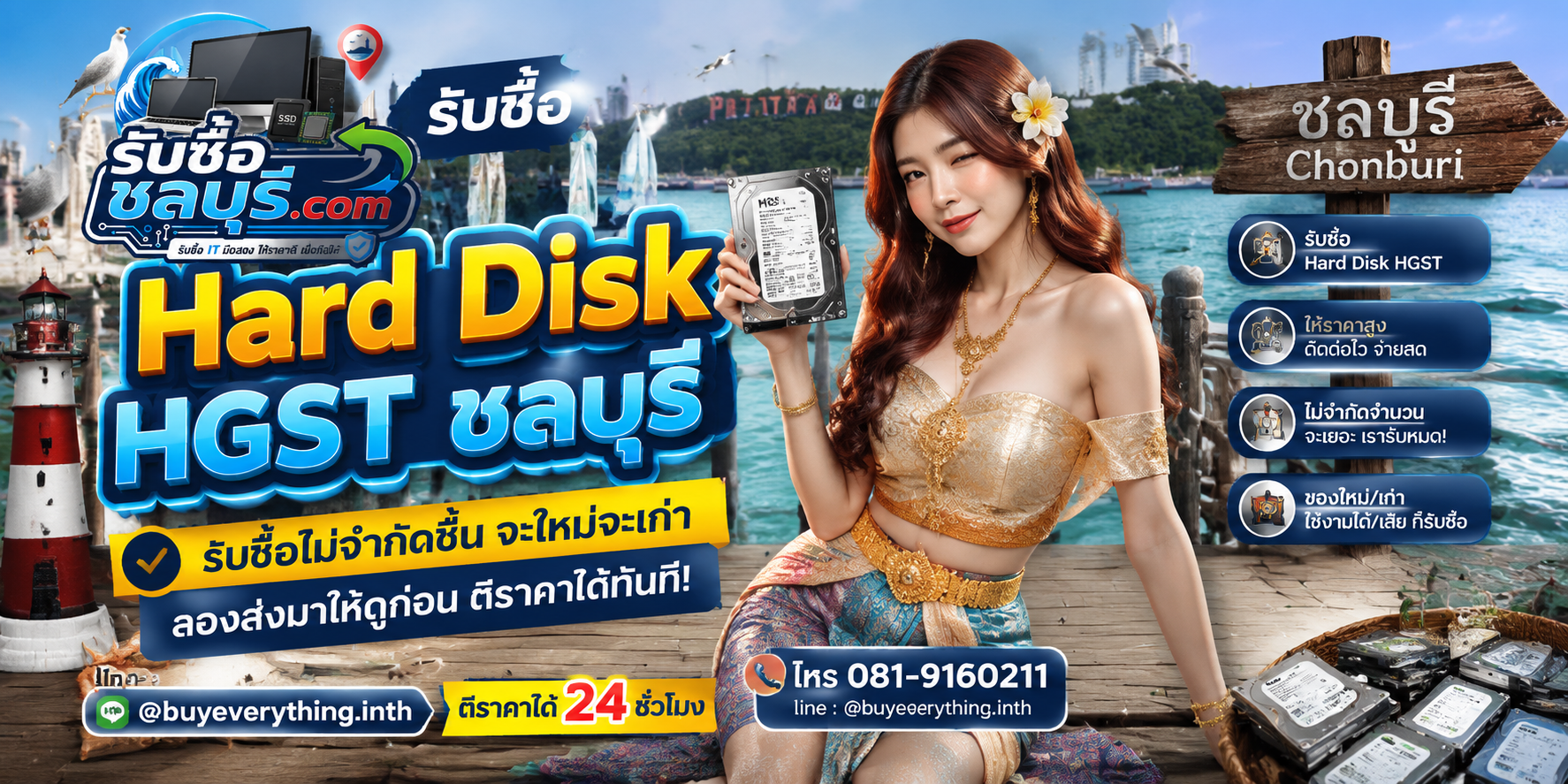 รับซื้อ Hard Disk HGST ชลบุรี ของเก่าบางทีคุณไม่รู้ว่ามันมีค่า