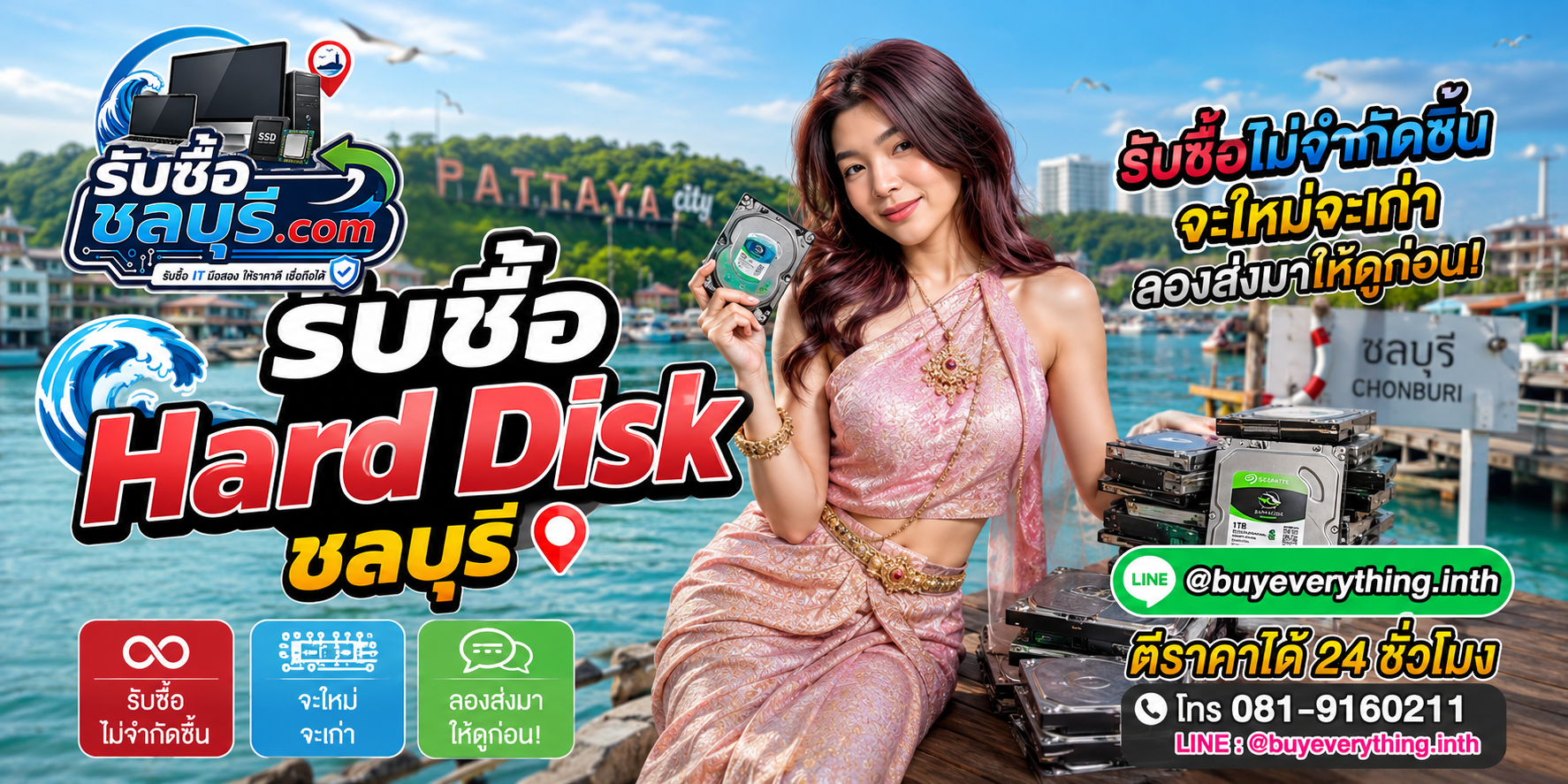 รับซื้อ Hard Disk ชลบุรี ของเก่าที่คุณอาจไม่รู้ว่ามีค่า