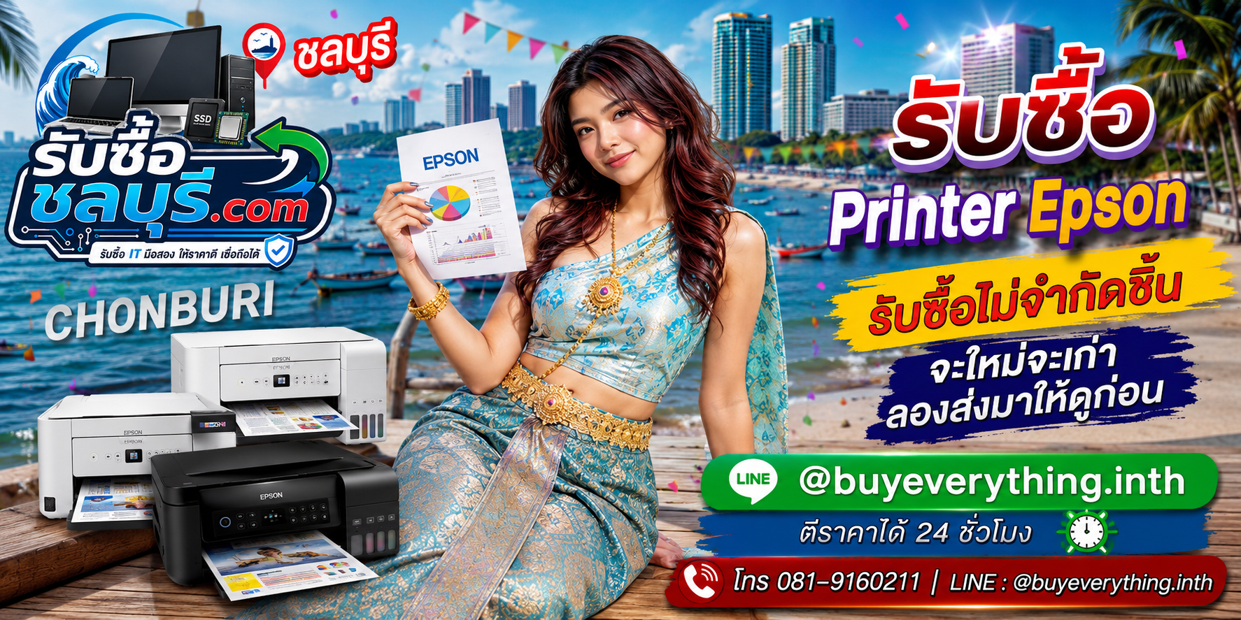 รับซื้อ Printer Epson ชลบุรี ของเก่าบางทีคุณไม่รู้ว่ามันมีค่า