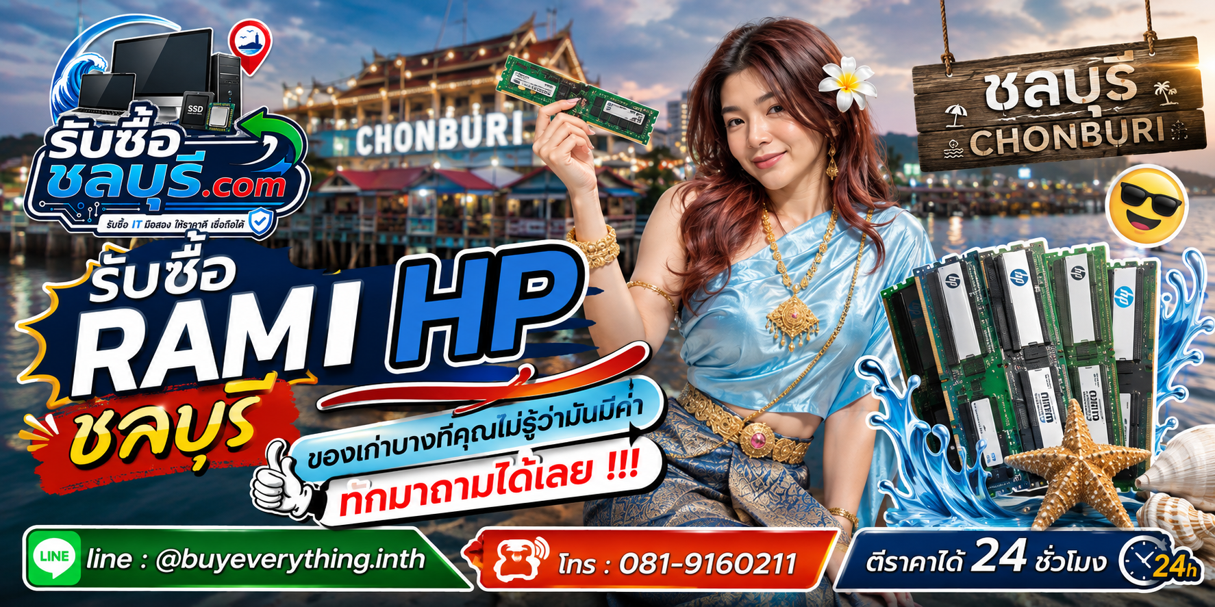 บริการรับซื้อ RAM HP ชลบุรี ให้ราคาดี รับถึงที่